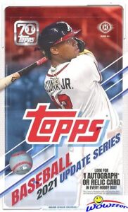 2021 Topps Update Baseball Factory Sealed HOBBY Box-AUTO/RELIC+SILVER Pack