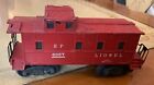 Vintage LIONEL Red Train S P 6357 LIGHTED CABOOSE Rare