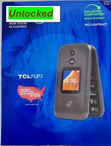 TCL Go Flip 2 16GB complete Unlocked 4G LTE GSM Smart Flip Phone