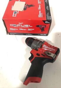 Milwaukee M12 FUEL 12 Volt Brushless Cordless 1/2 in. Hammer Drill TOOL ONLY