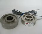 (LOT OF 2) Transducer Techniques 10000 LBS Load Cells THD-10K-Y THD-10K-Y-PHY