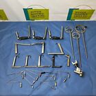 Lot of Karl Storz Laryngoscopes and Support Rods 8575GN 8574DD 8575KB 8574