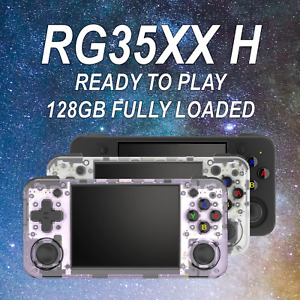 RG35XX H Handheld Console with Samsung 128GB Ready to Play - US Seller
