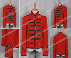 Red Black My Chemical Romance Parade Military Jacket Comfortable To Wear Cool