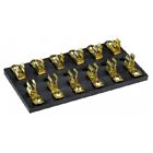 Seachoice 6 Gang SFE AGC MDL Fuse Block With Brass Contacts For Boats - 50-13361