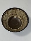 Hand-Thrown Studio Art Pottery Brown Bowl Signed Glaze & Texture