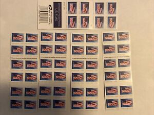 New Listing2018 USPS Forever Stamps U.S. Flags - 10 Sheets Of 20 Stamps - 200 Count