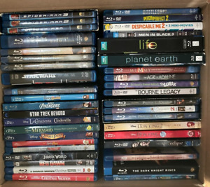 Blu-ray (50) Movie Lot Bundle Instant Collection Full Harry Potter LotR ++