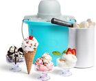 Electric Ice Cream Maker - Old Fashioned Soft Serve Ice Cream Machine Makes Froz