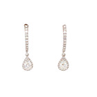 Messika Joy 18k White Gold Diamond Pear Drop Earrings. BRAND NEW . RRP £4250