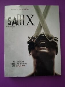 NEW - Saw X (Blu-ray + DVD + 2023 Digital Code + Slipcover) Horror - Free ShipN!