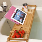 Wood Bath Rack Tidy Bathroom Storage Stand Tray Bathtub Board Organizer Shelf