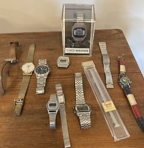 Lot of Watches for Parts or Repair-May Or May Not Work