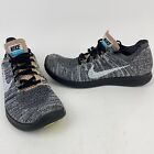 Nike Free RN Flyknit Oreo Men's Multi Color 831069-004 Running Shoes Size 10.5