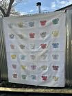 New ListingVintage 1930s 1940s appliqued Butterfly quilt hand quilted 87 x 74