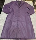The Joker Suicide Squad Purple Jacket Trench Coat Men Size XL Cosplay Hot Topic