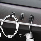 3X Car Parts Phone Charger Cable Hook Key Pocket Bag Organizer Hanger Hook Black (For: 2023 Kia Niro)