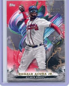 Ronald Acuna Jr 2023 Topps Inception Red Parallel /75 Atlanta Braves