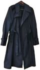 Military Trench Coat 44R All Weather American Apparel (No Liner) Black
