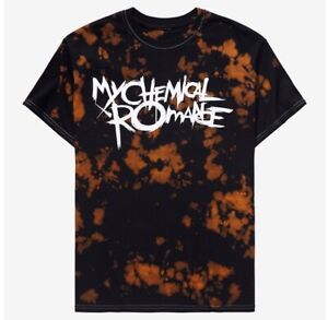 My Chemical Romance The Black Parade Logo Tie-Dye Tee Shirt New