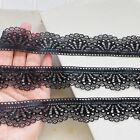 2 Yards Stretch Black Lace Trim for Sewing/Crafts/Lingerie/1