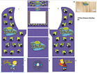 Arcade1up arcade 1up cabinet graphic decal The Simpsons Bowling 10 piece kit