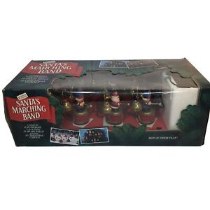 Mr. Christmas Santa's Marching Band Brass  Bell Choir Vtg 1992 Complete Good Box