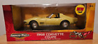 ERTL American Muscle 1:18 50th Anniversary 1968 Corvette Coupe Yellow