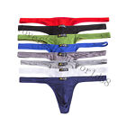 Pack Men's Modal Low Rise Bikini Thong G-string Briefs Tanga Underwear Swimwear