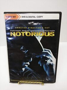 Notorious (DVD 2009 Widescreen) UNRATED DIRECTORS CUT + DIGITAL COPY 2 DISC SET!