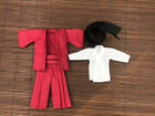 Red 1/12th Samurai Clothes Kimono Model for 6