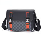 Vintage Men Leather Messenger Bag Laptop Shoulder Satchel Crossbody School Bag F