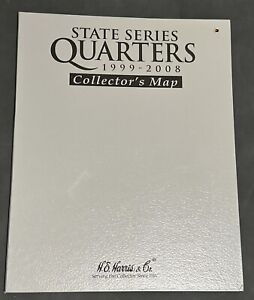 STATE SERIES QUARTERS 1999-2008 Collector's Map