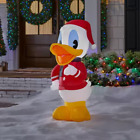 3.5' GEMMY DISNEY'S DONALD DUCK CHRISTMAS Airblown Lighted Yard Inflatable