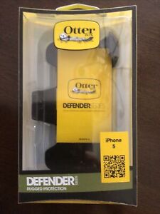 OtterBox DEFENDER SERIES Case & Belt Clip/Holster for iPhone 5 NEW-Black
