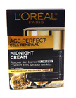 Loreal Paris Age Perfect Cell Renewal Midnight Cream 1.7 oz Antioxidant NEW BOX