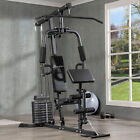Multifunction Home Gym Equipment Workout Station with 100Lbs Weight Stack