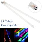 Rechargeable 13 Colors Light Up Drum Sticks Luminous Glow in The Dark Drumsticks