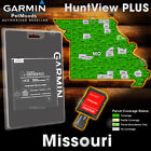 Garmin HuntView PLUS MISSOURI Map - MicroSD Birdseye Satellite Imagery 24K Hunt