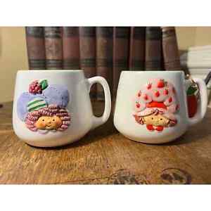Earthenware Strawberry Shortcake and Raspberry tart cups