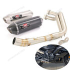 For Yamaha MT-07 YZF R7 FZ07 XSR700 2014-2024 Exhaust System 51mm Muffler Pipe