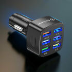 6Ports USB Car Phone Charger Adapter QC3.0 LED Display Fast Charging Accessories (For: 2009 Ford Flex SEL 3.5L)