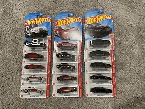 Hot Wheels Lot Of Target Red Edition Cars Camaro, Tesla Y, Cadillac, Audi ++