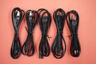 Lot of 5x Cable 4ft 8-Shaped US 2-Prong C7 Connector 110V 10A AC Power Cord (5C)