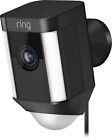 Ring Spotlight Wired Security Camera with Motion Detection & Night Vision Black