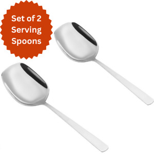 Stainless Steel Large Serving Spoons (2-Pack)