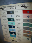 1958 Buick automotive car Nason paint chips set-excellent