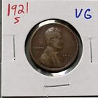 1921-S Very Good. Lincoln Cent.