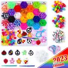 Motiveplay 1000+ Loom Rubber Bands for Bracelet - Colorful Jewelry Making Kit &