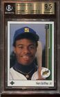 1989 Upper Deck Baseball #1 Ken Griffey Jr Rookie Card Graded BGS 9.5 Gem Mint
